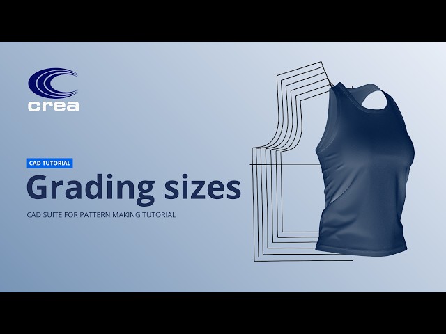 Pattern Making CAD Tutorial | Size Grading | Suite CAD Crea Solution