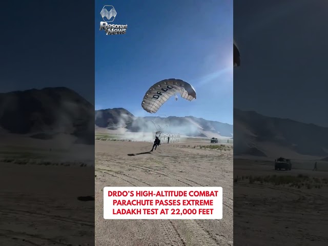 🔴DRDO’s High-Altitude Combat Parachute Passes Extreme Ladakh Test at 22,000 Feet Must Watch!