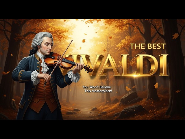 Vivaldi Masterpieces 🎻 Most Beautiful Classical Music Ever | Relax, Study, Focus
