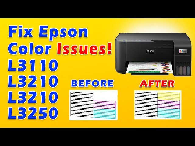 How to Fix Ink Issues on Epson L3210, L3250, L3110, L3150, and Similar Models | Easy Solution.