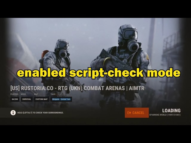 Getting a Script Checked by a Rust Admin