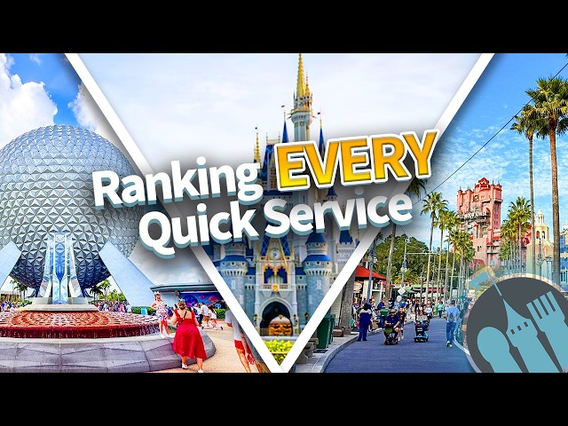 Ranking EVERY Disney World Quick Service Restaurant