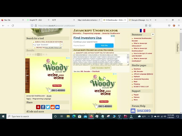 KnightCTF - 2022, Web Problem Solve, Bangla.