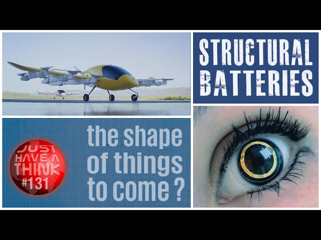 Batteries in bodywork. Extending the range of cars and planes.