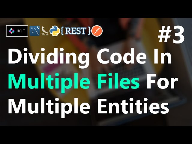 #3 | Creating multiple files in Flask | REST API with Python Flask | HINDI #Flask #Python #REST