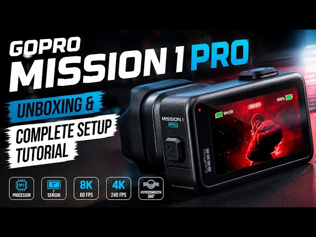 GoPro MISSION 1 PRO — Unboxing and Complete First Setup Tutorial