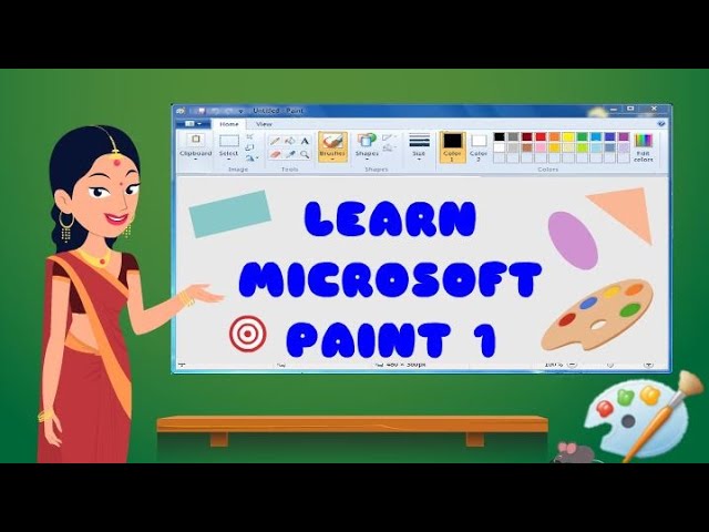 Microsoft Paint Basics - Part 1