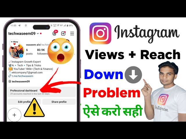 Instagram Account Reach Down Problem | Instagram Pe Views Kam Kyu Ho Raha Hai | Insta Views Problem
