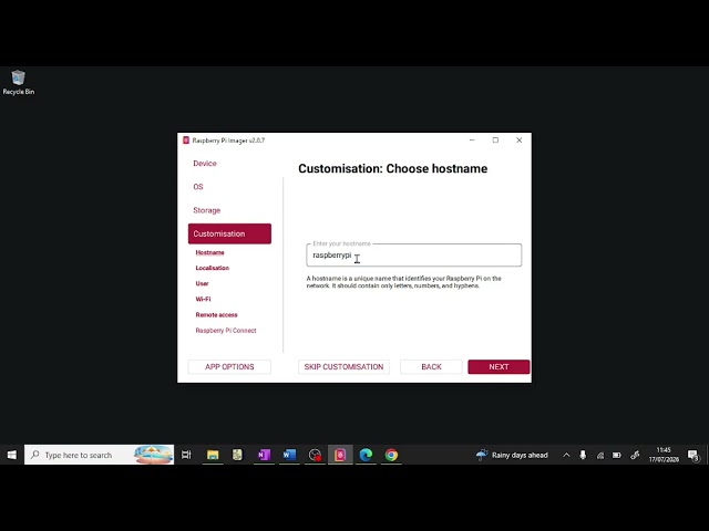 Final Year Project #4   Loading Raspberry pi Operating System