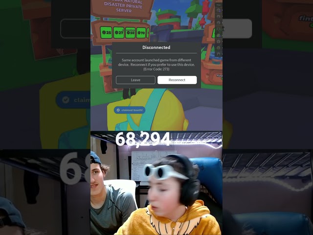 I Got Banned On Roblox Live... #roblox #shorts