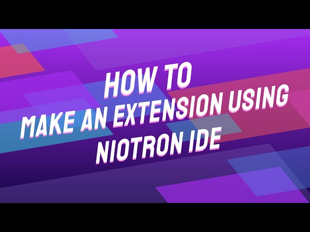 How to make an extension that adds elevation to AndroidViewComponents using Niotron IDE