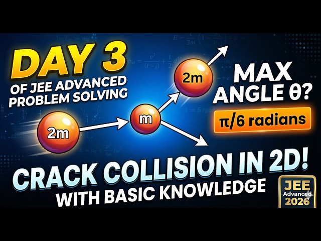 DAY 3 of solving JEE Advanced problem with the basic knowledge #jeeadvanced2025 #collision