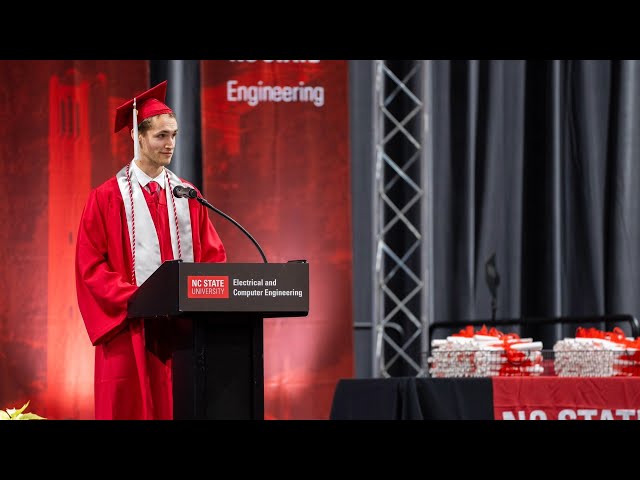 Student Commencement Address by Ben Patton ’25 | NC State ECE Fall 2025