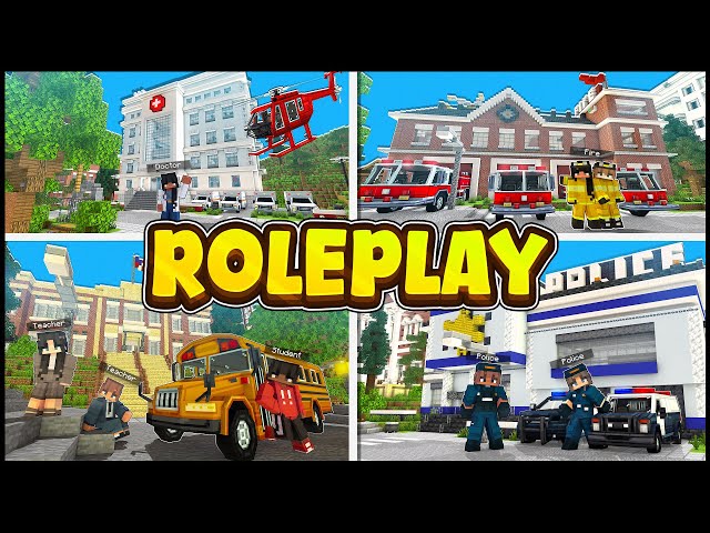 🔥 The Ultimate Minecraft Roleplay Town Map