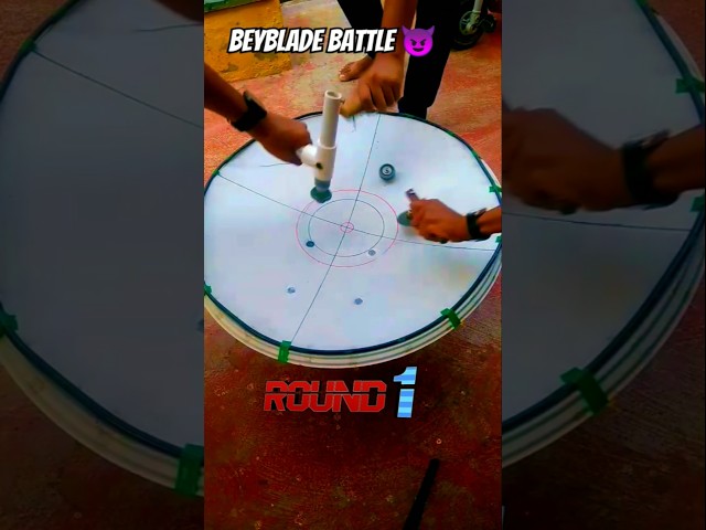 Destructive Beyblade battle #beyblades #homemadebeyblade