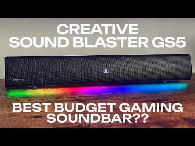 Creative Sound Blaster GS5 Review: RGB Gaming Audio That HITS Different!