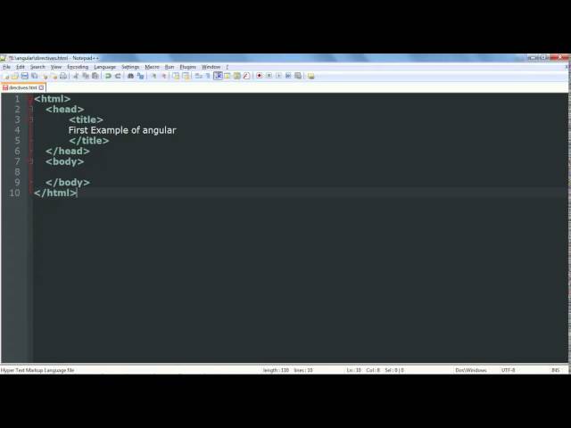 AngularJS tutorial for Beginners - ngapp ( Introduction) Chapter 1 ( Part2)
