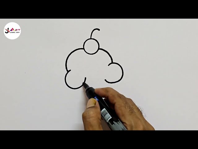 HOW TO DRAW A ICE-CREAM | ICE-CREAM DRAWING FOR KIDS 