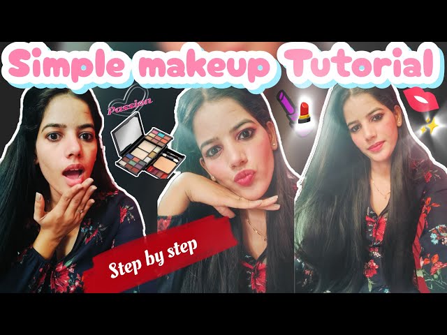 SIMPLE MAKEUP TUTORIAL ✨💄                   #makeup  #makeuptutorial  #simplemakeup #viral 