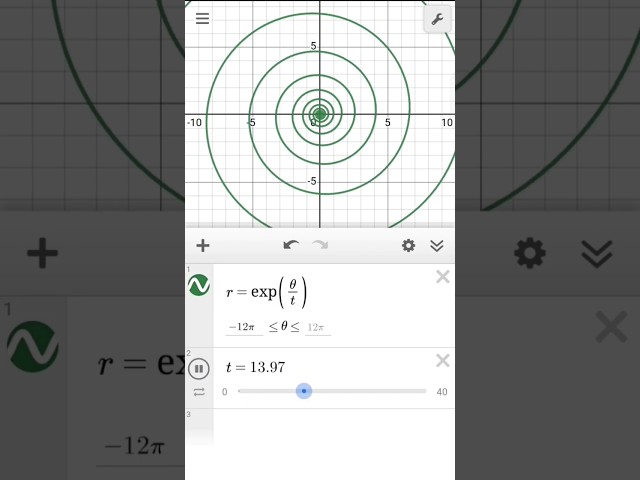 golden ratio in desmos graphing calculator #desmos #math #desmosart #animation #mathanimation #graph
