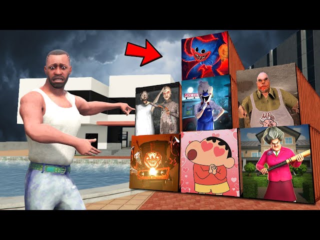 Franklin Opens ALL GHOST Mystery Container In Indian Bike Driving 3D! 😱