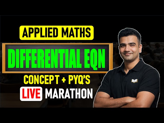 Differential Equation Class 12 Applied Maths 2026 | PYQs & Important Questions | Applied Maths Exam