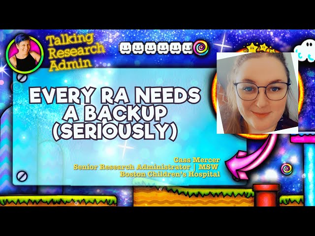 Every RA Needs a Backup (Seriously)
