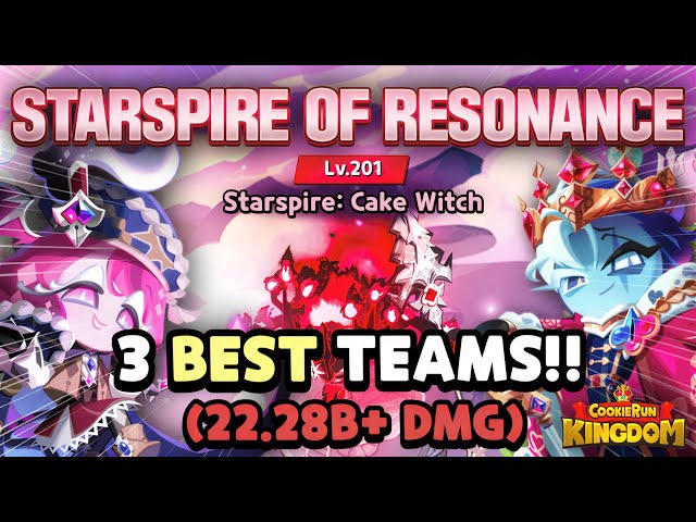 🌟 GOODBYE, STARSPIRE: CAKE WITCH!! Reach TOP 1% in the Starspire of Resonance! 🔥✨