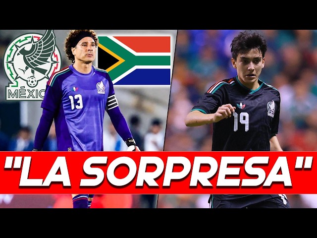😮Ochoa starts in the starting lineup against South Africa? | Gil Mora makes history | "The Mexica...
