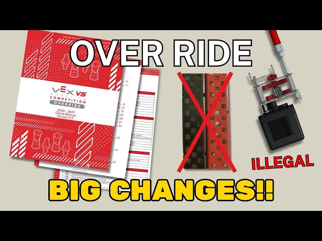 Vex Override Game Manual breakdown (2026-2027)