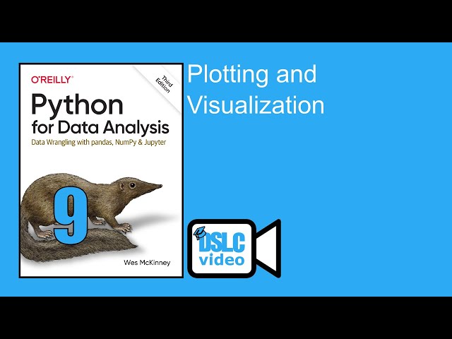 Python for Data Analysis: Plotting and Visualization (py4da02 9)