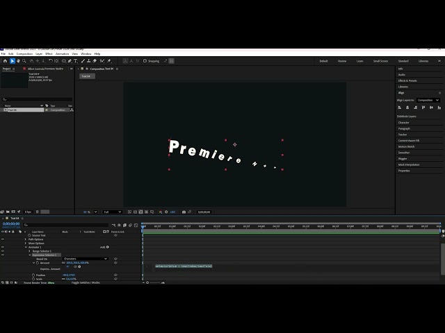 Pop up Text effect Adobe After Effect Nadim hasan Bangla Tutorial