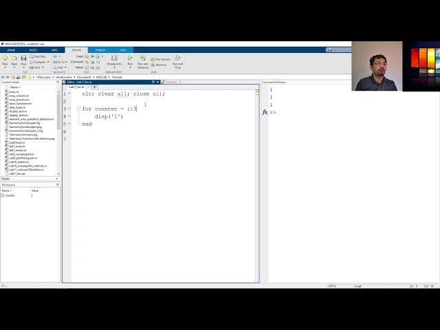 How does a For Loop Work? Easy Examples in MATLAB (4K UHD)