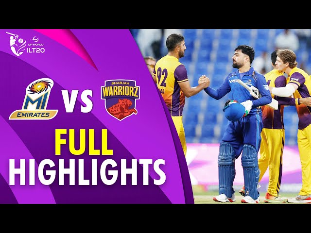 Full Highlights | MI Emirates vs Sharjah Warriorz | Match 14 | DP World ILT20 | M3Y1K