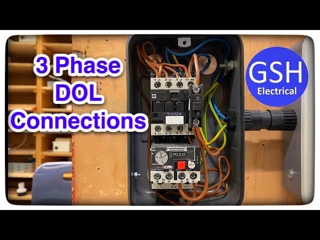 3 Phase Direct Online Starter DOL Wiring and Connections Explained