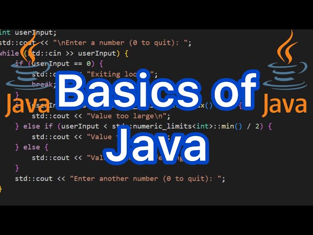 Learning basics of Java