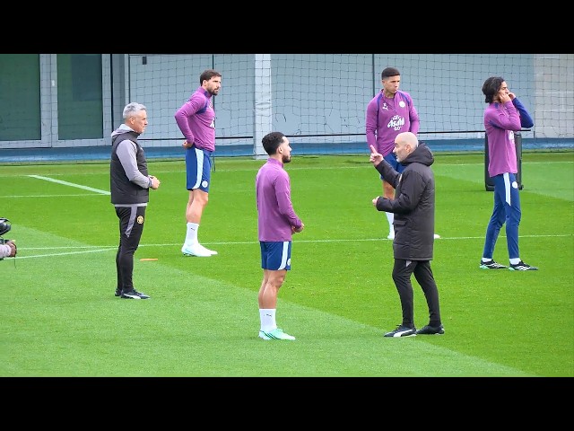 Manchester City open training without Haaland | Man City v AEK Athens | Champions League