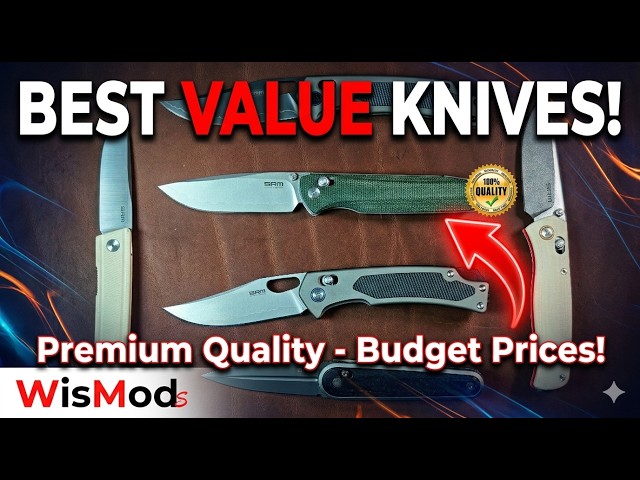 Best Value Folding Knives - SRM keeps raising the bar for what's possible under 100$