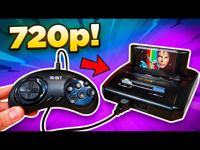 ¿ SEGA MEGADRIVE en HD? 🕹️ JUEGA a tus CARTUCHOS en una TV ACTUAL con este CLON