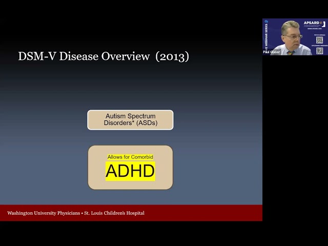 Webinar - ASD & ADHD: An Update on Autism Spectrum Disorder & Its Relationship to ADHD