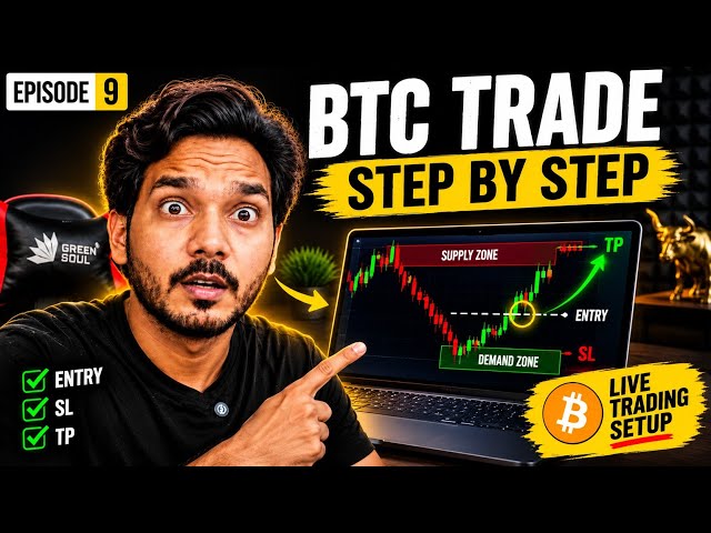 How to Take a Complete Bitcoin Trade | Market Structure to Entry, SL & TP