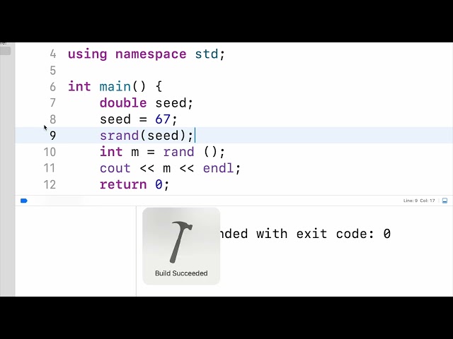 Random Numbers Using Time | How to Seed the Random Generator