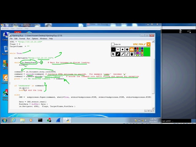 Lets Code - Hijacking Internet Explorer with Shell Over Internet Explorer