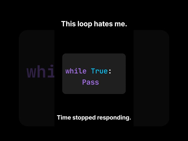 I ran it once.#python#codinghumor#shorts#codinglife#programmer#codingbeginners#codingforbeginners
