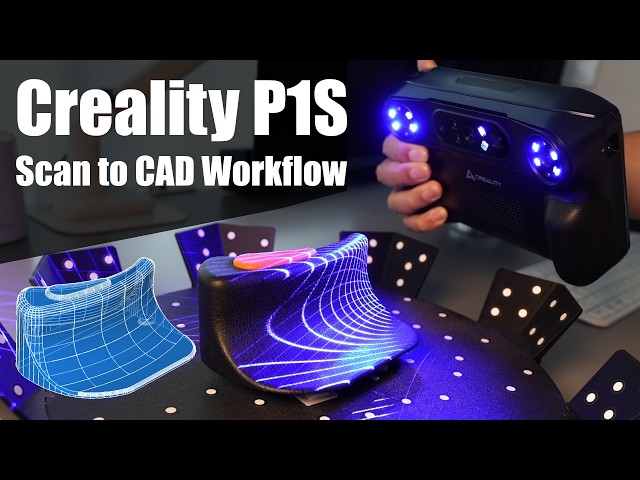 Why You Can't 3D Print Directly from a Scan | Creality P1S Scan to CAD Workflow