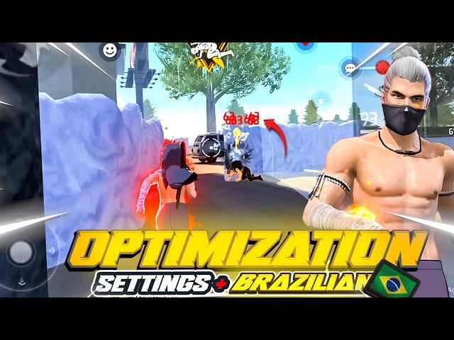 BEST BRAZILIAN 🇧🇷 ANDROID SETTINGS & OPTIMIZATION : GET 100% Headshots | 100% Boost FPS | Free Fire 