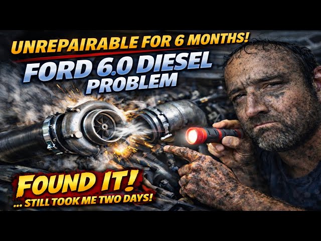 Ford 6.0 Sitting 6 Months, Refusing To Be Repaired - Keeps Blowing CAC Tubes - MobileDieselMedic.com
