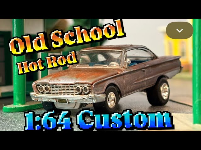 Convirtiendo un Ford Starliner 1960 de Ertl en un hot rod de la vieja escuela - Diecast 1:64
