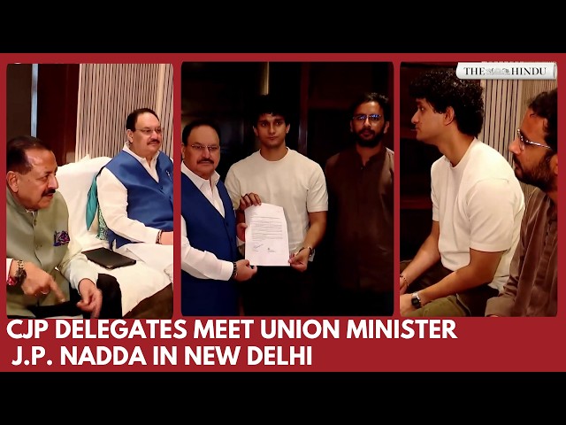 CJP delegation met Union Ministers at Constitution Club in New Delhi