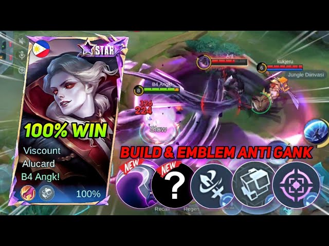 LATEST UPDATE!! BEST ALUCARD BUILD AND EMBLEM 2026! | MLBB